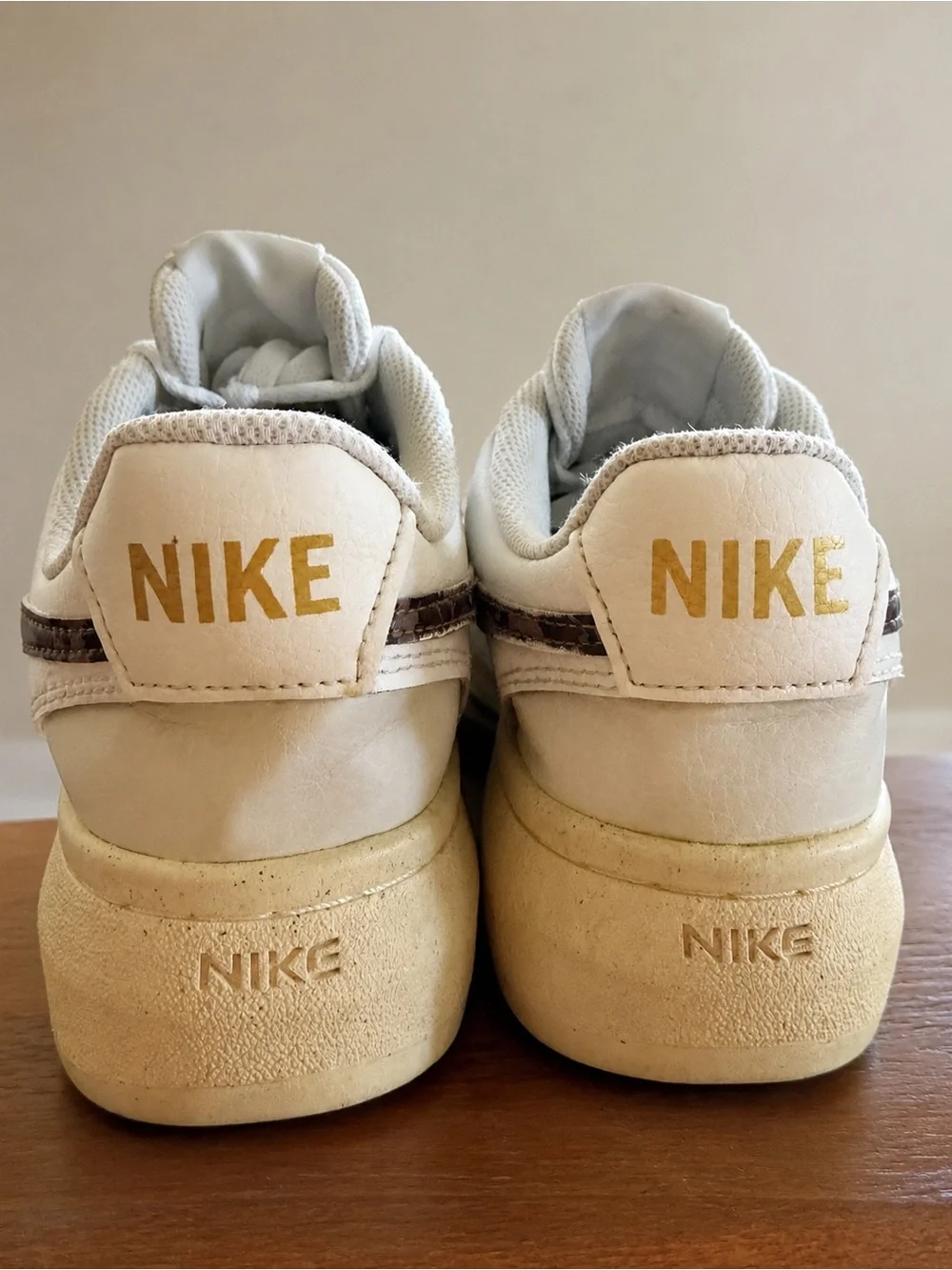 Nike Court Vision Alta Platform Leopard Print Women’s 9.5 Sneakers